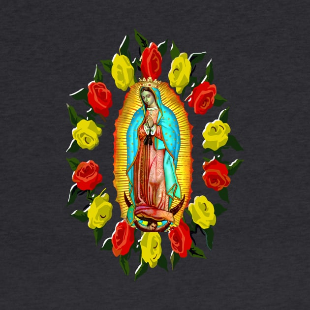 Our Lady of Guadalupe Virgin Mary Catholic Saint by hispanicworld